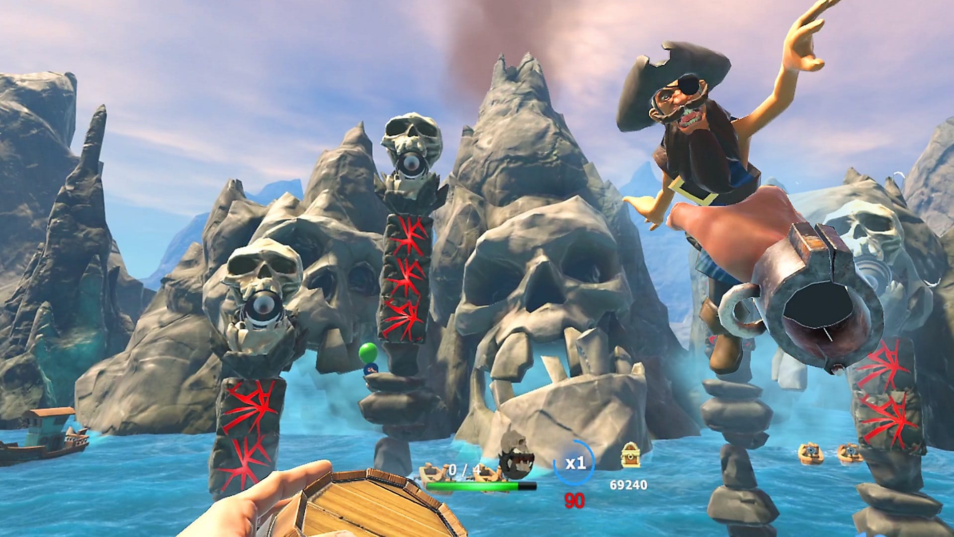good goliath grabbing a pirate gameplay